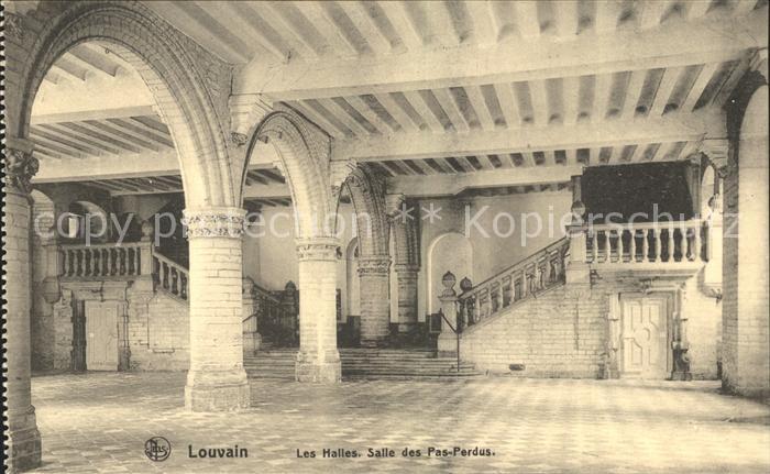 Louvain Flandre Les Halles Salle des Pas Perdus