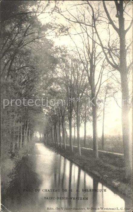 Saint Denis Westrem Parc du Chateau de M. A. Delebecque