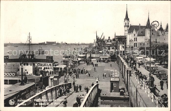 Anvers Antwerpen Port et le Steen ancien Chateau