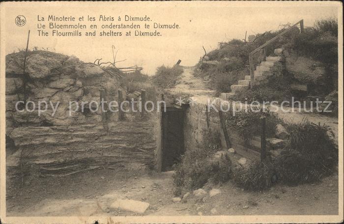 Dixmude La Minoterie et les Abris Serie Sites de Guerre 1. Weltkrieg
