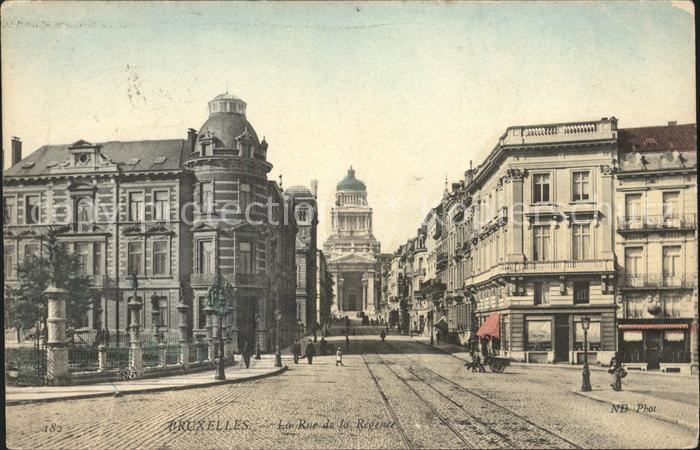 Bruxelles Bruessel Rue de la Regence