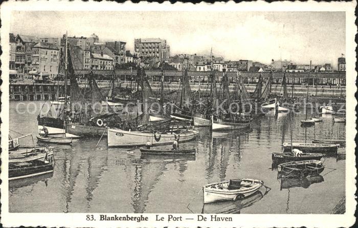 Blankenberghe Le Port Bateau