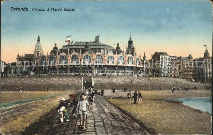 Ostende Oostende Kursaal a maree basse