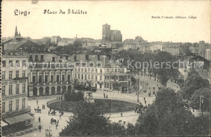 Liege Luettich Place du Theatre