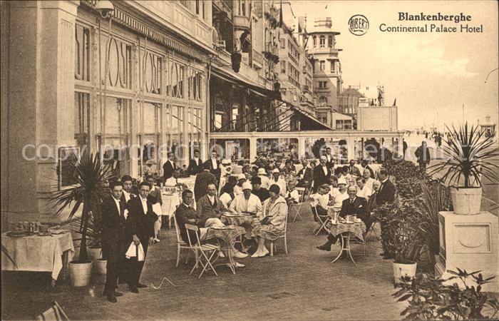 Blankenberghe Continental Palace Hotel Terrasse