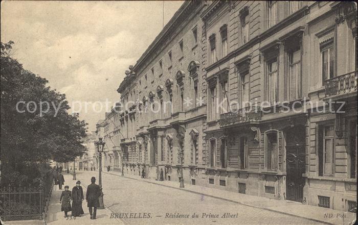 Bruxelles Bruessel Residence du Prince Albert