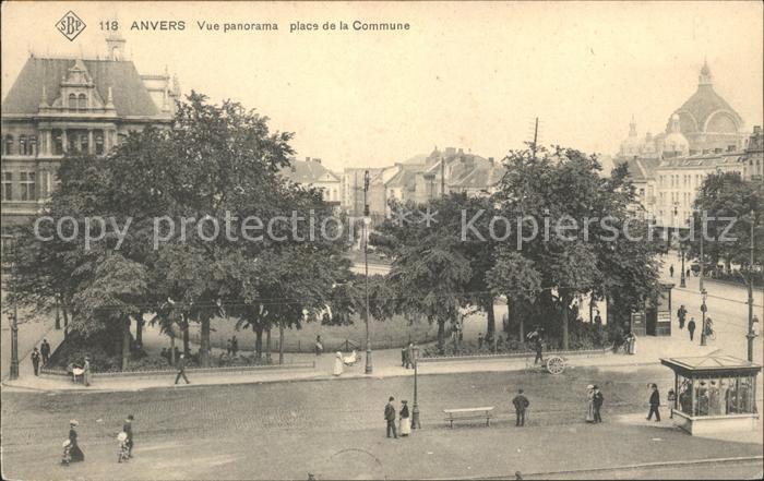 Anvers Antwerpen Place de la Commune