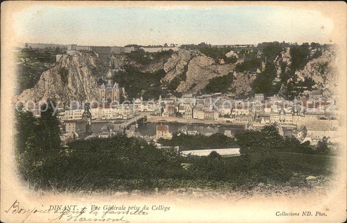 Dinant Wallonie Vue generale prise du College