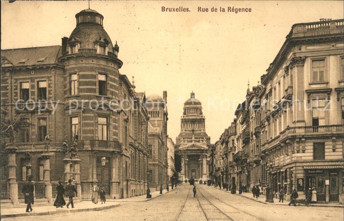 Bruxelles Bruessel Rue de la regence
