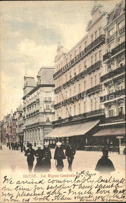 Heyst-sur-Mer Flandre La Digue Centrale