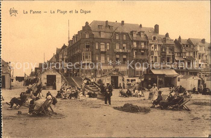 La Panne Veurne Plage et la Digue