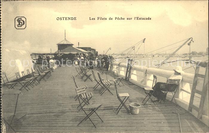 Ostende Oostende Filets de Peche sur l'Estacade