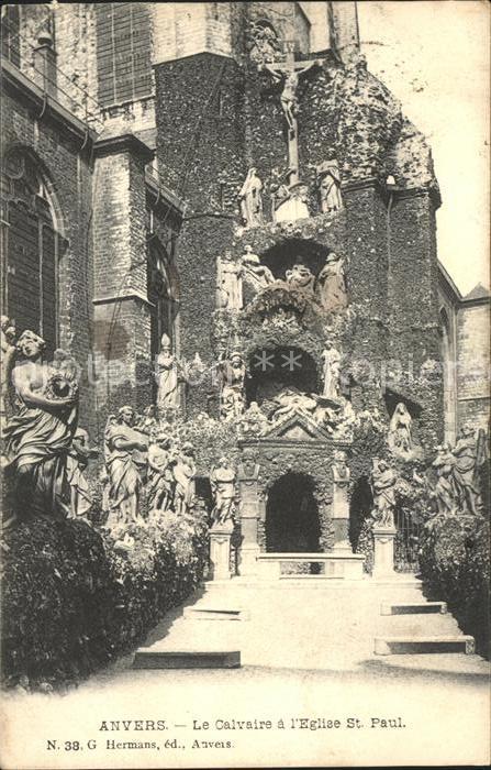 Anvers Antwerpen Calvaire Eglise Saint Paul