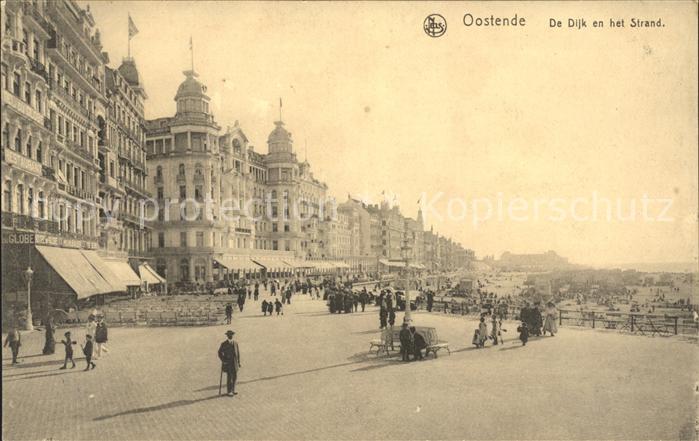 Ostende Oostende De Dijk en het Strand