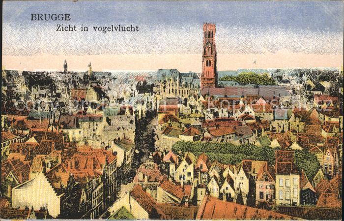 Brugge Zicht in vogelvlucht