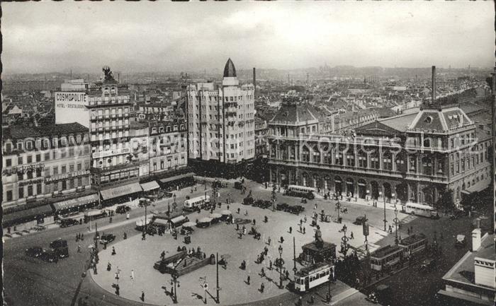 Bruxelles Bruessel Place Rogier et Gare du Nord