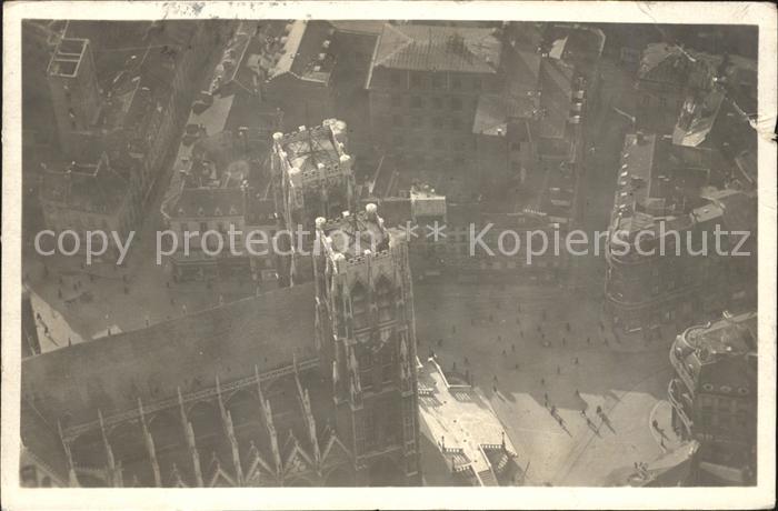 Bruxelles Bruessel Eglise Sainte Gudule vue aerienne