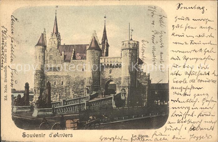 Anvers Antwerpen Le Steen Chateau