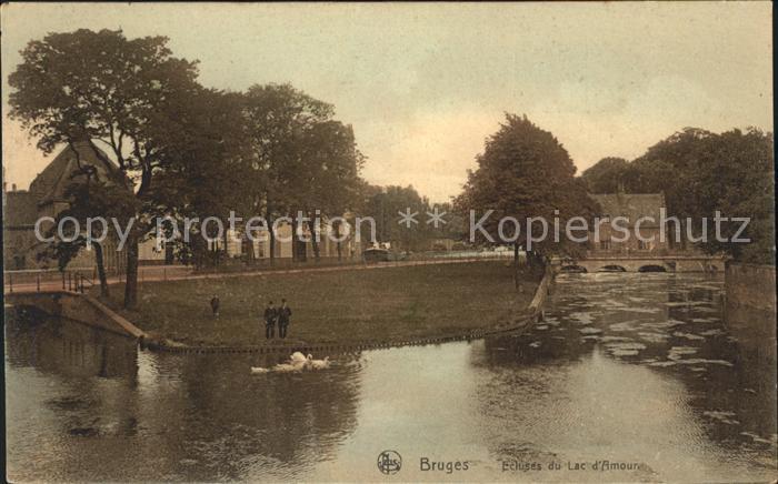 Bruges BRUGGE Belgie Ecluses du Lac d Amour