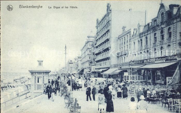 Blankenberghe La Digue et les Hotels