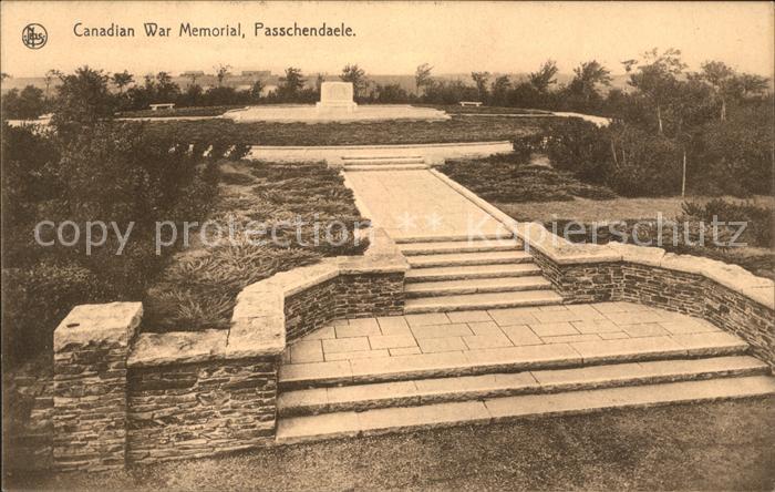 Passchendaele Westflandern Canadian War Memorial