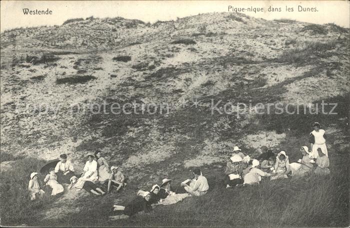 Westende Pique nique dans les Dunes