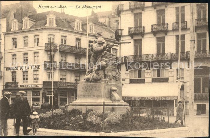 Heyst-sur-Mer Flandre Monument