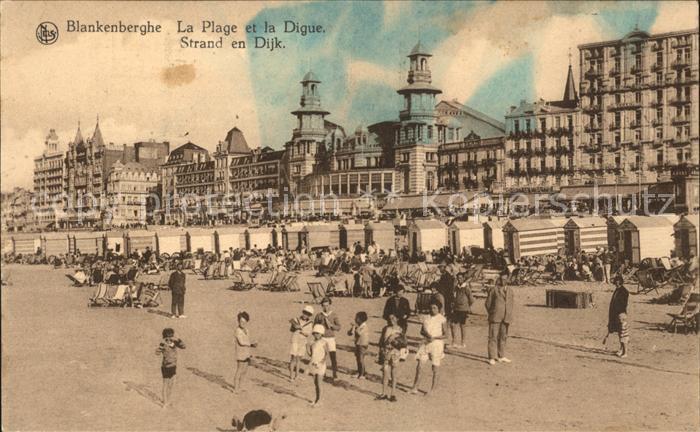 Blankenberghe Plage et la Digue