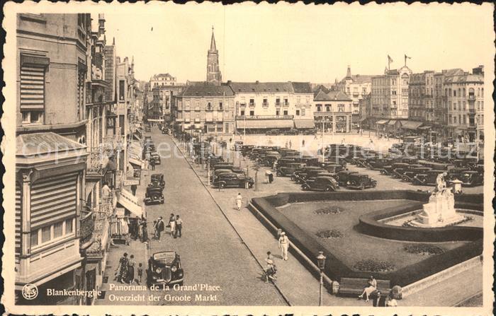 Blankenberghe Panorama de la Grand Place Monument