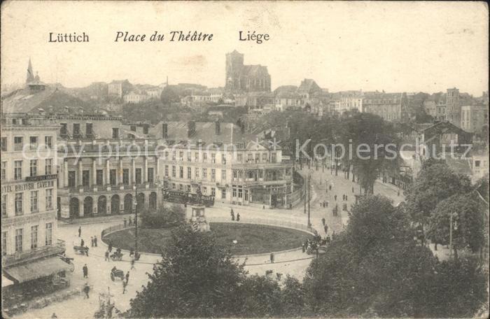 Liege Luettich Place du Theatre
