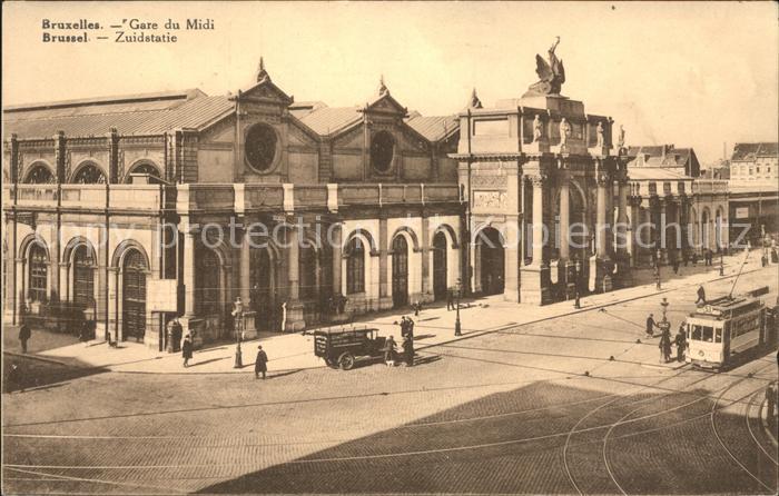 Bruxelles Bruessel Gare du Midi Tram