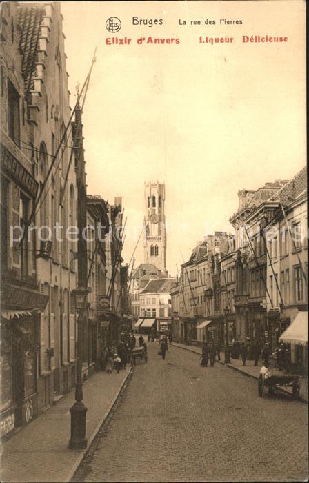 Bruges BRUGGE Belgie Rue des Pierres