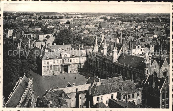 Bruges BRUGGE Belgie Panorama vu du Beffroi