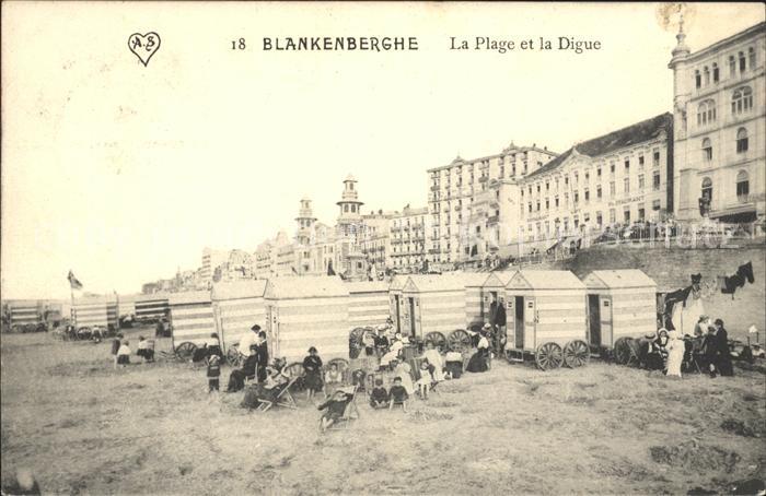 Blankenberghe Plage et la Digue