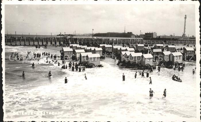 Ostende Oostende Estacade Plage