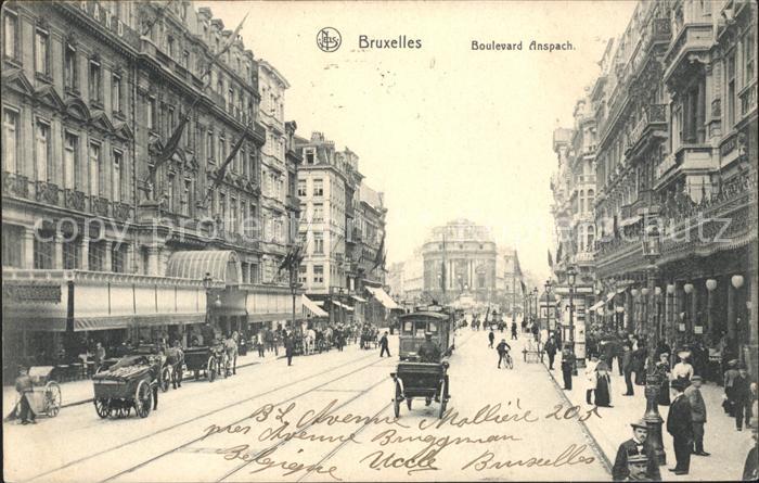 Bruxelles Bruessel Boulevard Anspach
