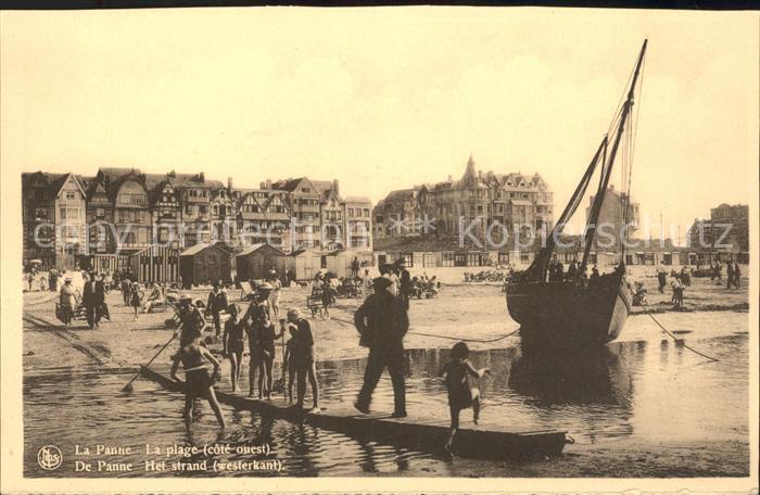 La Panne Veurne La Plage Bateau