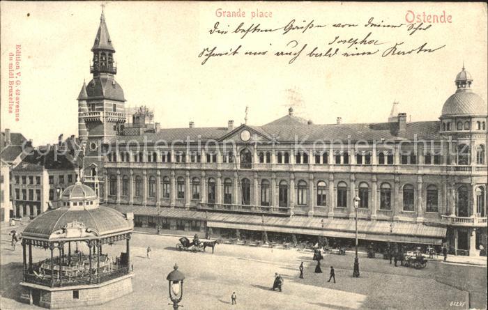 Ostende Oostende Grande Place Pavillon