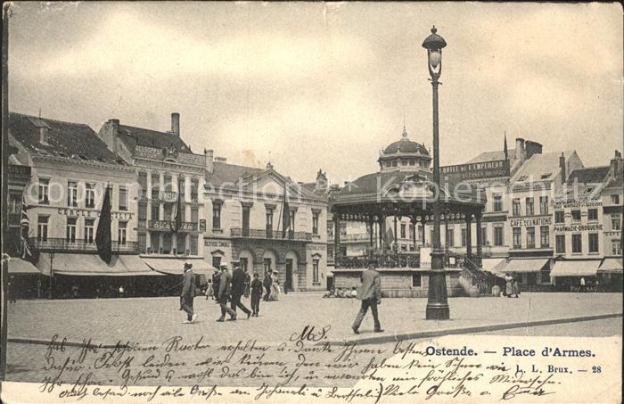Ostende Oostende Place d Armes Pavillon