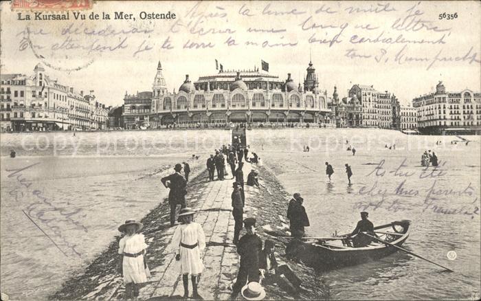 Ostende Oostende Kursaal vue de la Mer