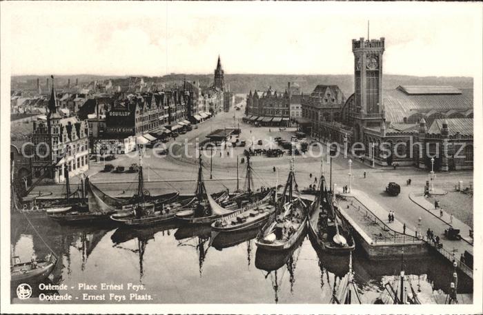 Ostende Oostende Place Ernest Feys Tour Bateau
