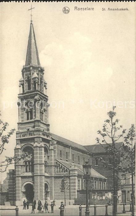 Roeselaere St Amanduskerk Kirche