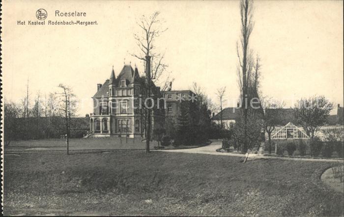 Roeselaere Kasteel Rodenbach Mergaert