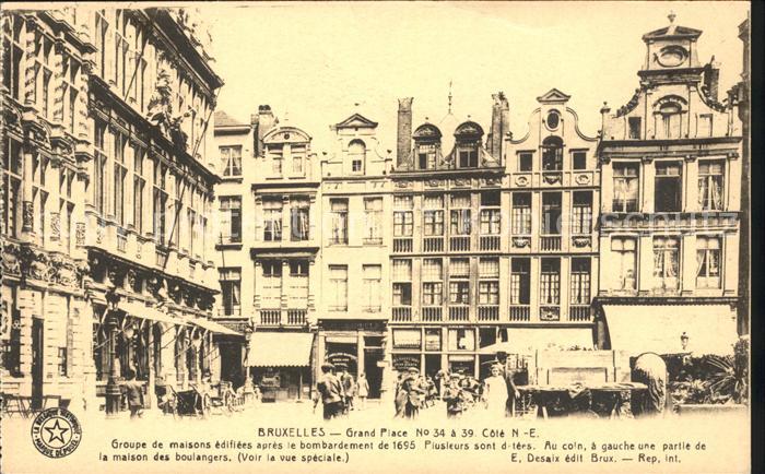 Bruxelles Bruessel Groupe de Maisons Grande Place
