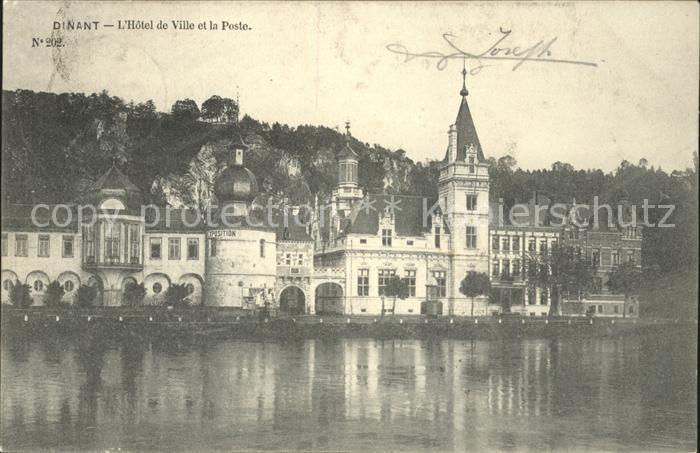 Dinant Wallonie Hotel de Ville et la Poste