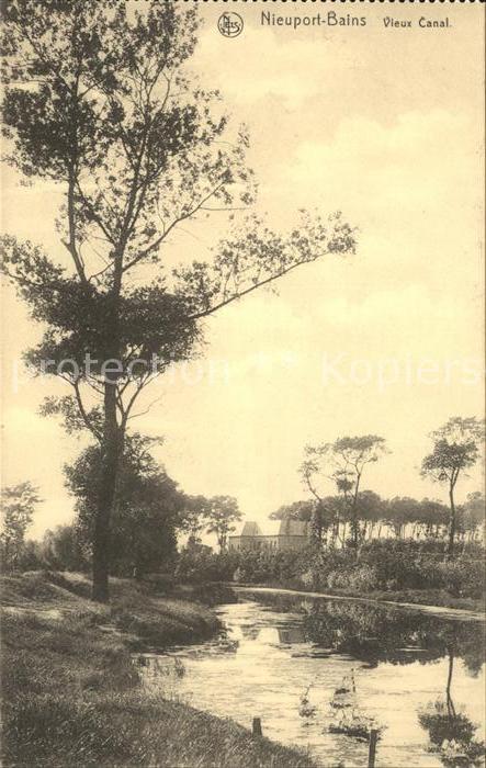NIEUPORT Nieuwpoort West-Vlaanderen Belgie Vieux Canal