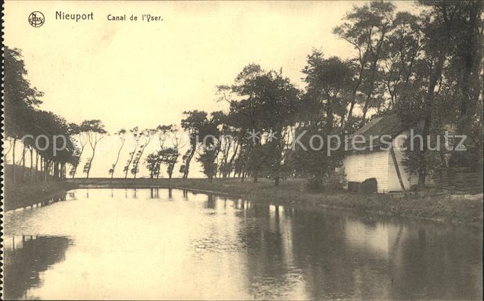 NIEUPORT Nieuwpoort West-Vlaanderen Belgie Canal de l'Yser