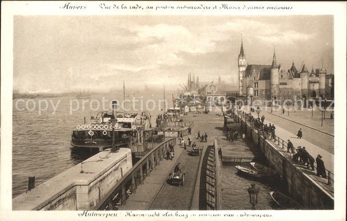 Anvers Antwerpen Vue de la Rade Musee d_Armes anciennes