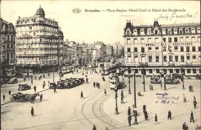 Bruxelles Bruessel Place Rogier Hotel Cecil Hotel des Boul