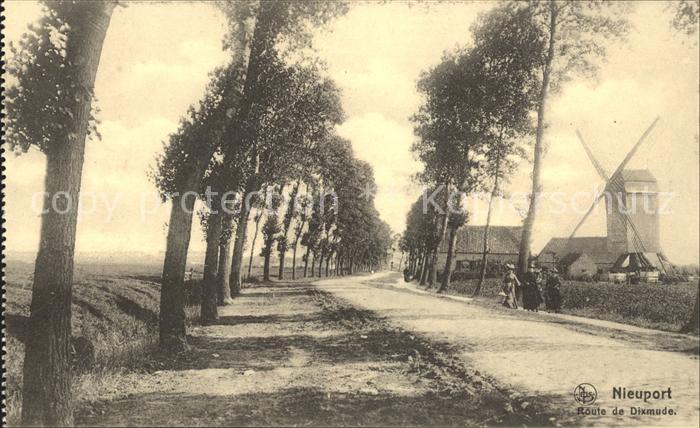 Nieuport-Ville Route de Dixmude Moulin Windmühle